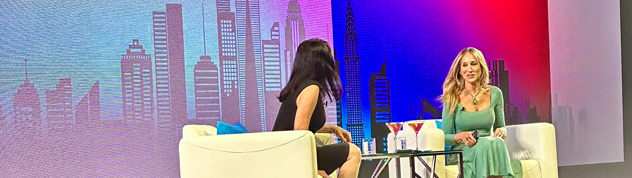 Sarah Jessica Parker at NICE Interactions 2023.