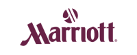 Plum colored Marriott logo on a white background