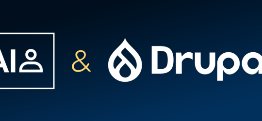 AI Personalization Icon and Drupal Logo